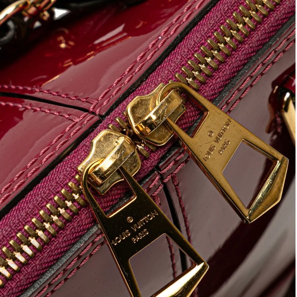Louis Vuitton 2018 Vernis Miroir Alma BB satchel; Like New! - Picture 5 of 13